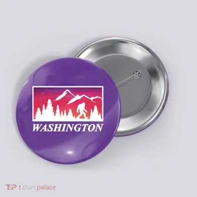 Washington Pacific Northwest Big Foot Button