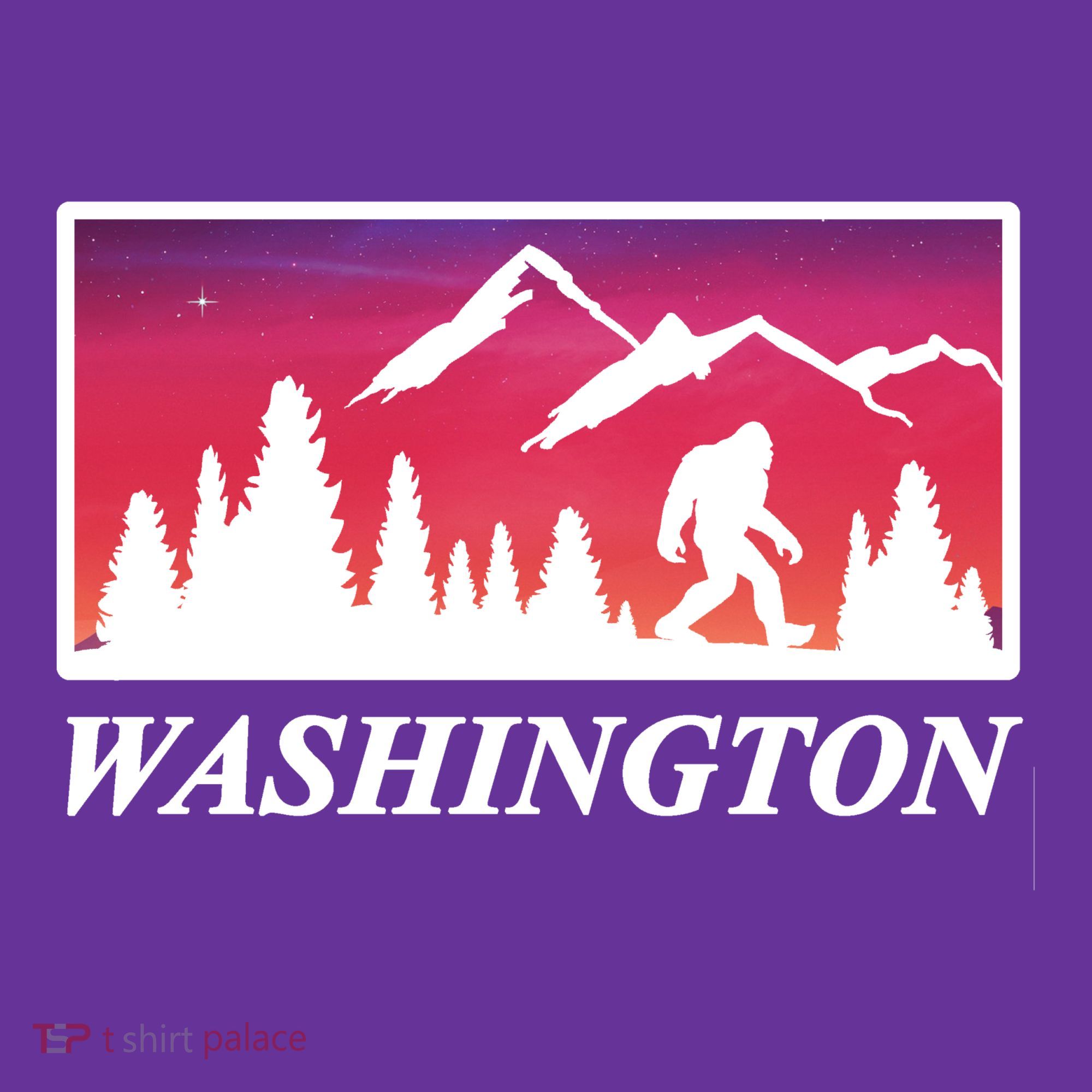 Washington Pacific Northwest Big Foot Coaster