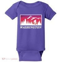 Washington Pacific Northwest Big Foot Baby Bodysuit thumb 0