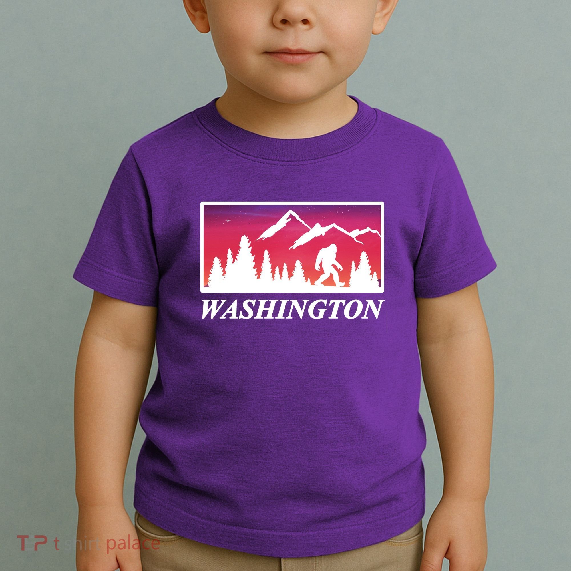 Washington Pacific Northwest Big Foot Toddler T-Shirt