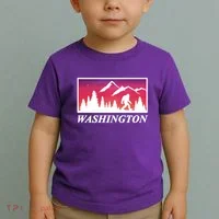 Washington Pacific Northwest Big Foot Toddler T-Shirt thumb 2