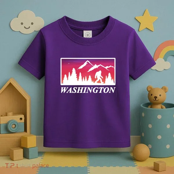 Washington Pacific Northwest Big Foot Toddler T-Shirt