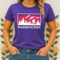 Washington Pacific Northwest Big Foot Women's T-Shirt thumb 2