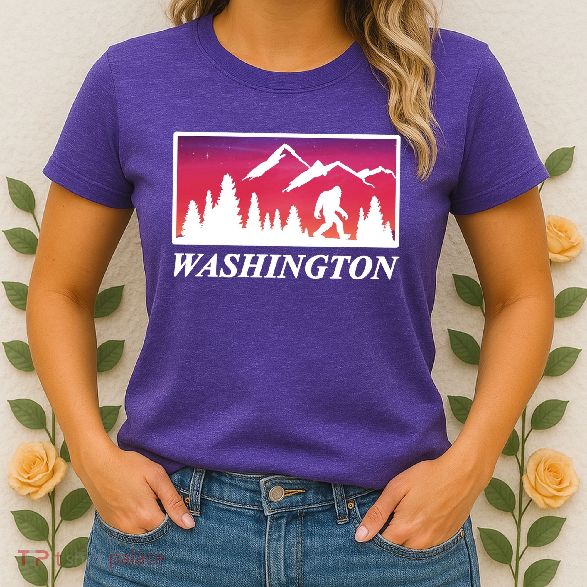 Washington Pacific Northwest Big Foot Women's T-Shirt