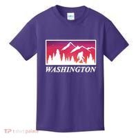 Washington Pacific Northwest Big Foot Kids T-Shirt thumb 0