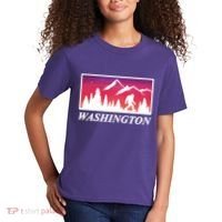 Washington Pacific Northwest Big Foot Kids T-Shirt thumb 2