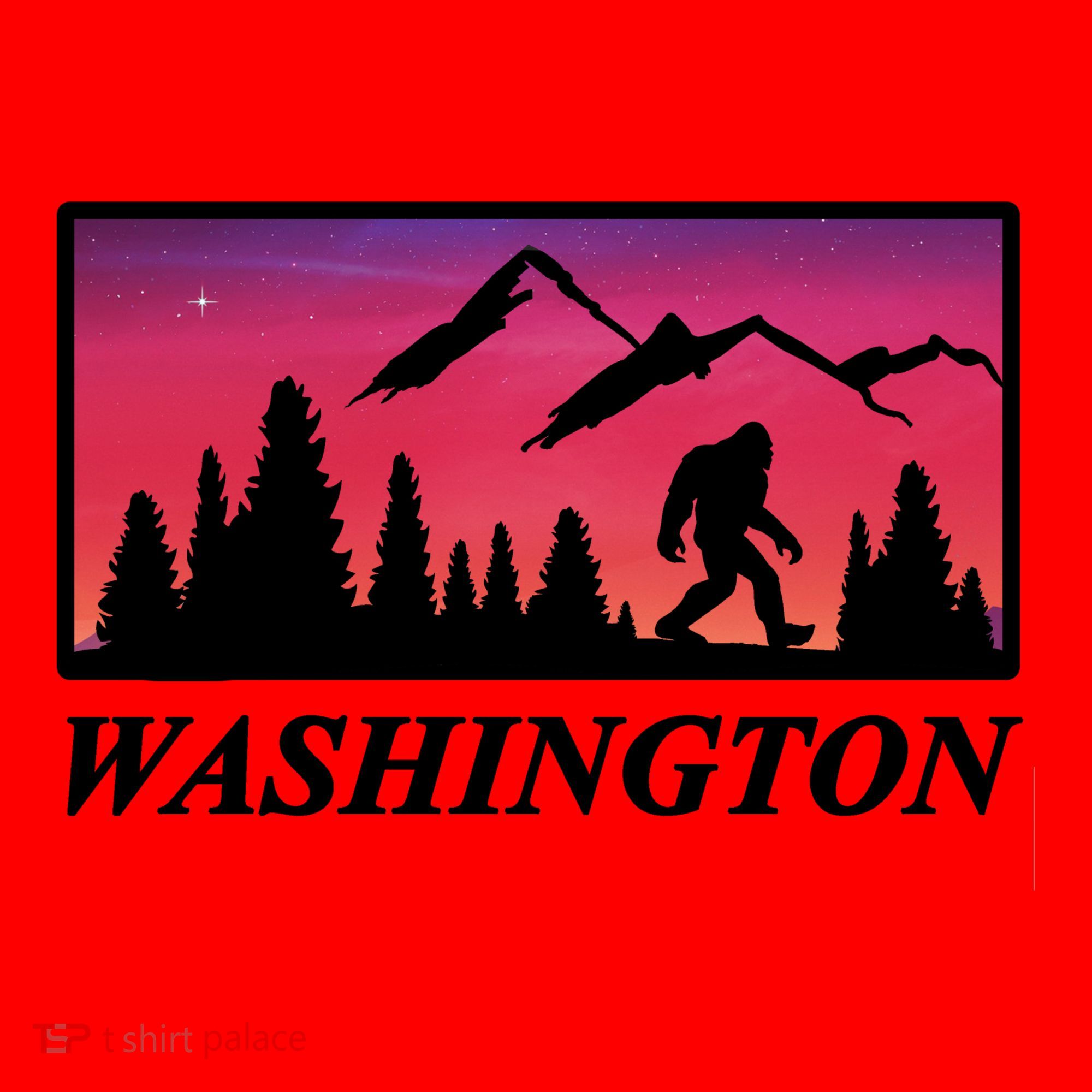 Washington Pacific Northwest Big Foot Santa Hat