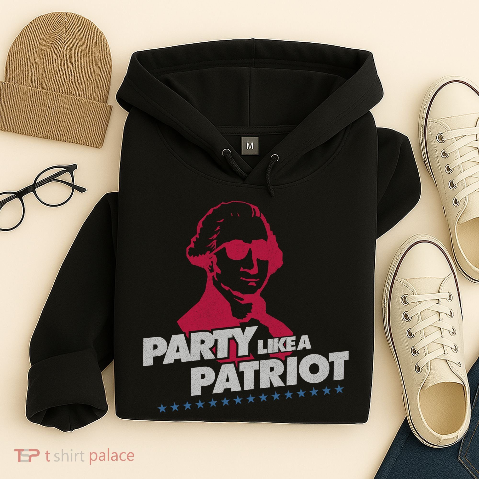 Washington Party Like a Patriot Hoodie