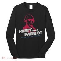 Washington Party Like a Patriot Long Sleeve Shirt thumb 0
