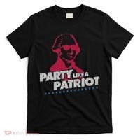 Washington Party Like a Patriot T-Shirt thumb 0