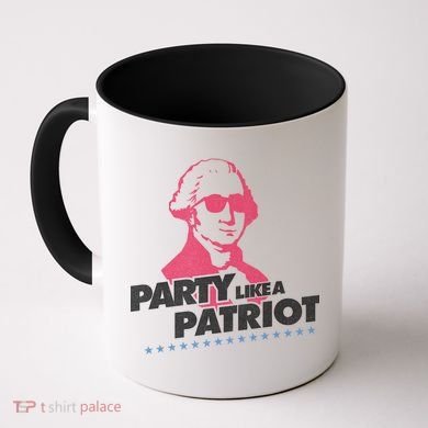 Washington Party Like a Patriot Coffee Mug