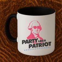 Washington Party Like a Patriot Coffee Mug thumb 2
