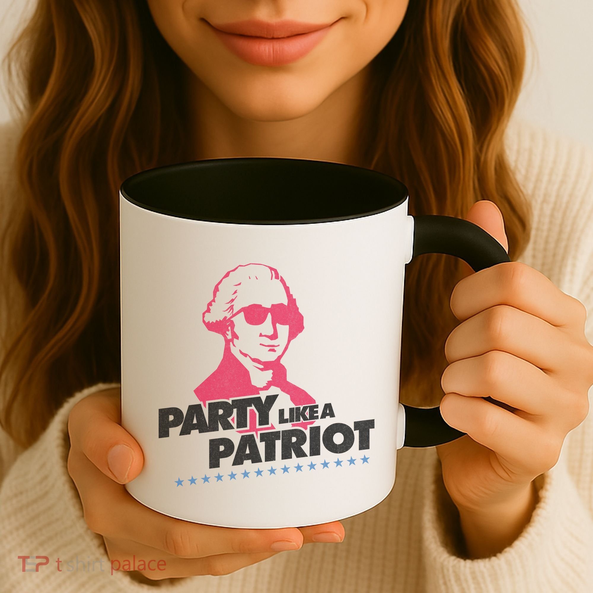 Washington Party Like a Patriot Coffee Mug