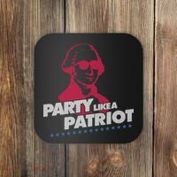Washington Party Like a Patriot Coaster thumb 0