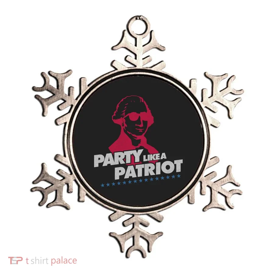 Washington Party Like a Patriot Ornament