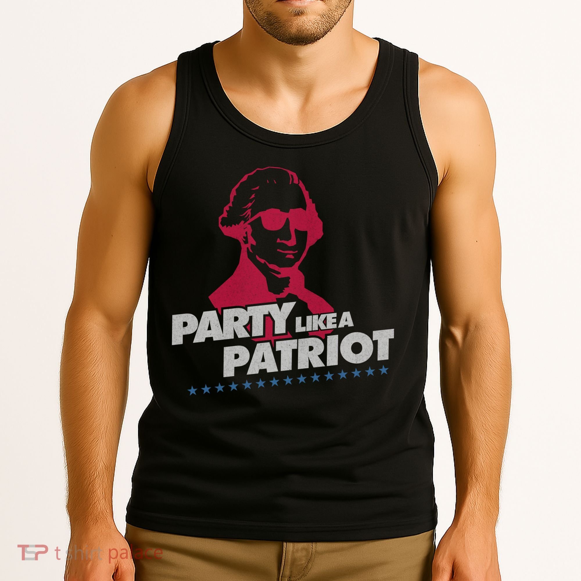 Washington Party Like a Patriot Tank Top