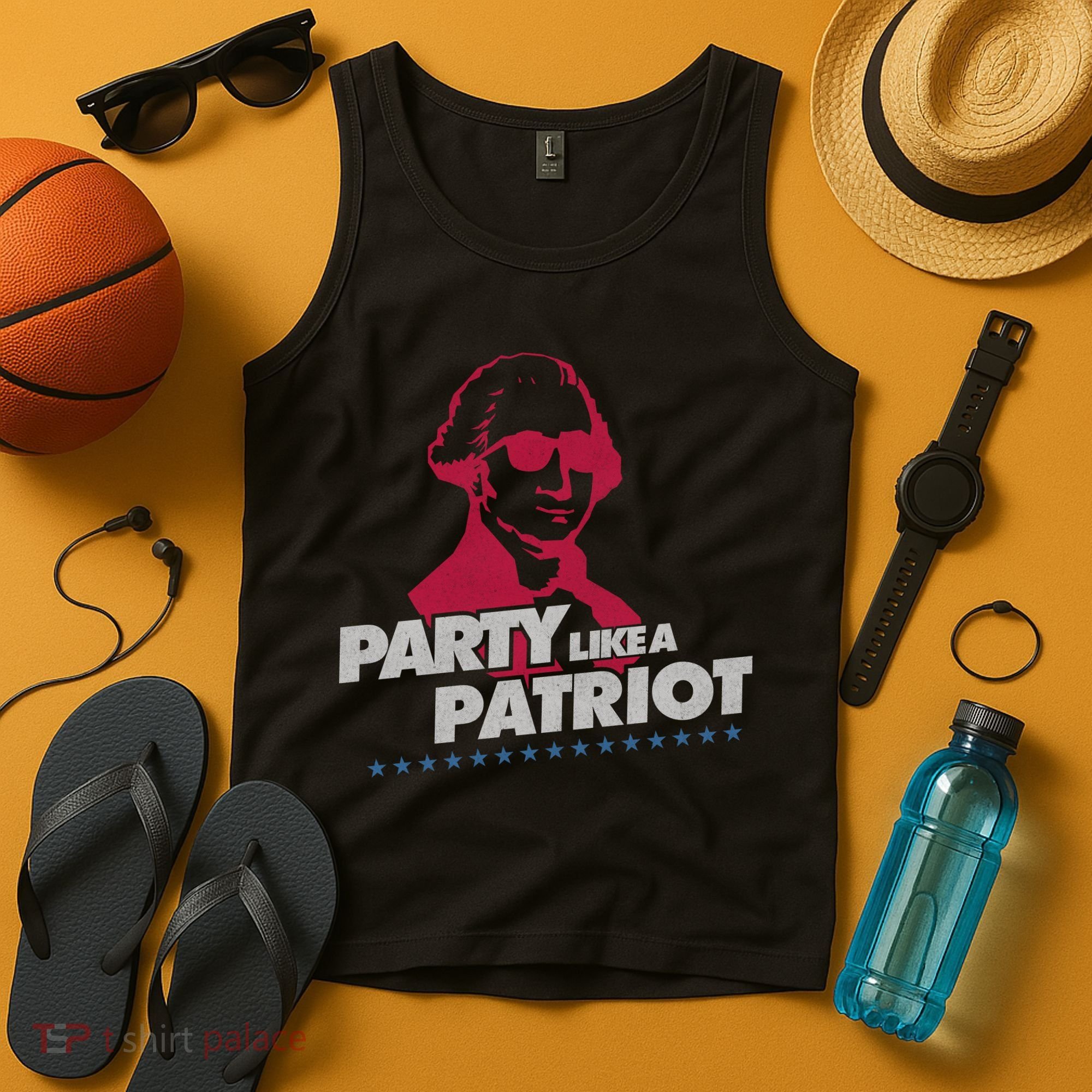 Washington Party Like a Patriot Tank Top