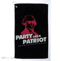 Washington Party Like a Patriot Golf Towel thumb 0