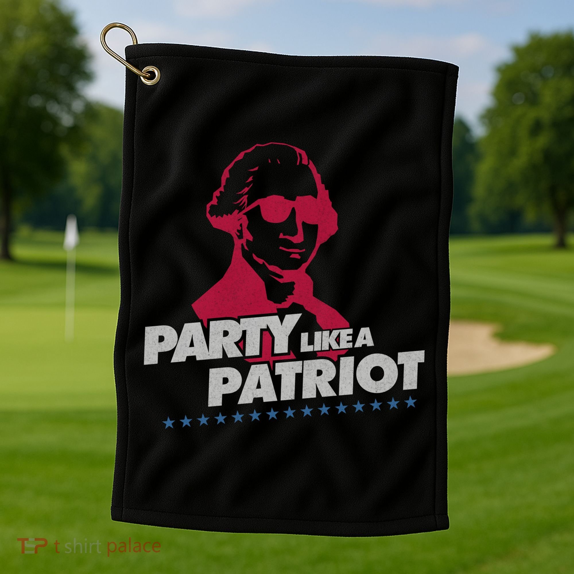 Washington Party Like a Patriot Golf Towel
