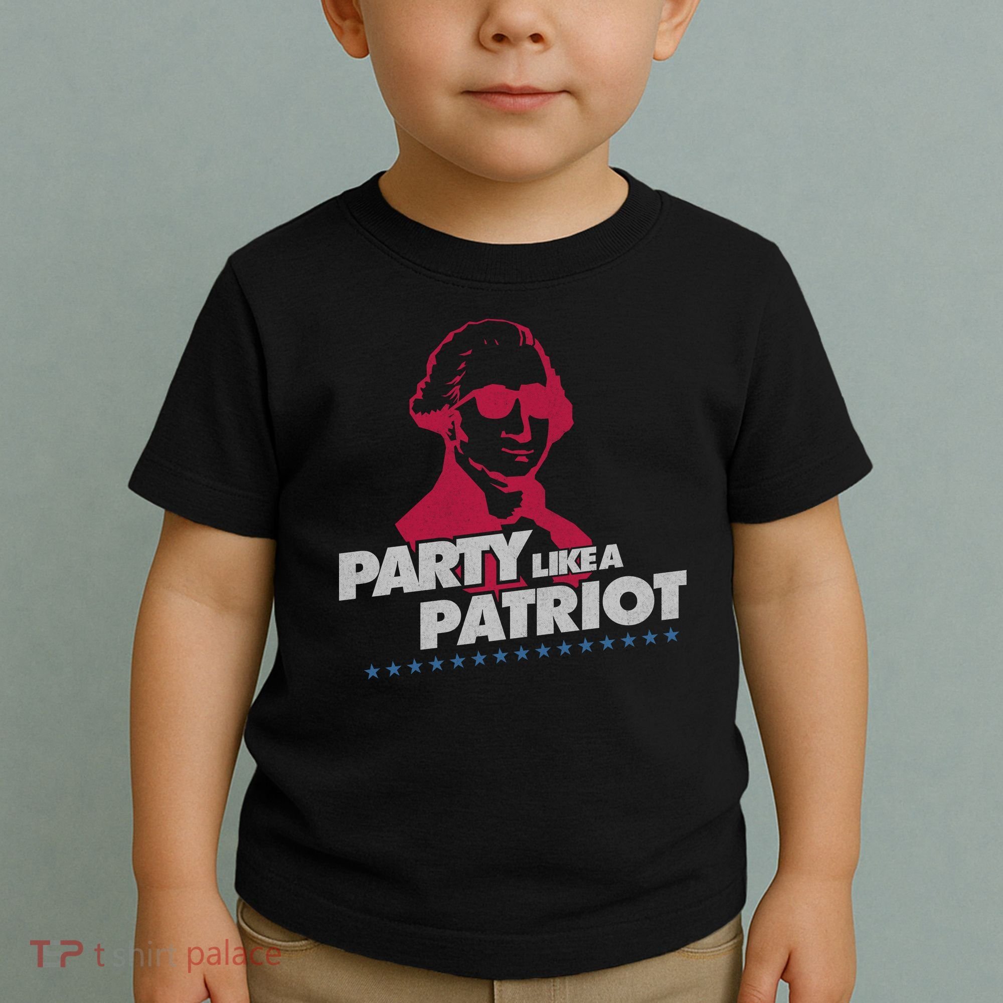 Washington Party Like a Patriot Toddler T-Shirt