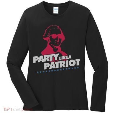 Washington Party Like a Patriot Women's Long Sleeve Shirt