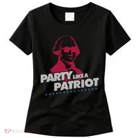Washington Party Like a Patriot Women's T-Shirt thumb 0