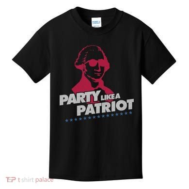 Washington Party Like a Patriot Kids T-Shirt