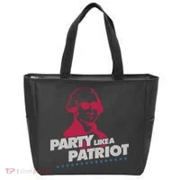 Washington Party Like a Patriot Tote Bag thumb 0