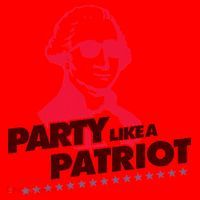 Washington Party Like a Patriot Santa Hat thumb 1