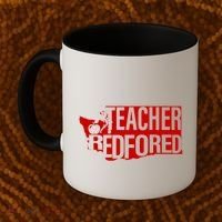 Washington Teacher Red For Ed Education Coffee Mug thumb 2