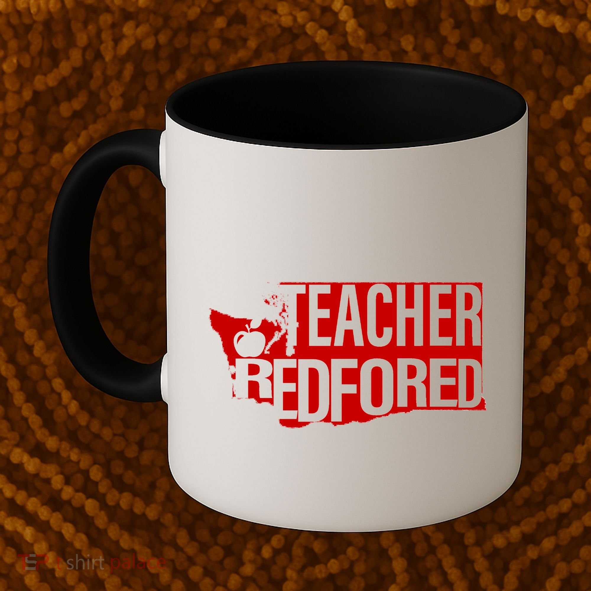 Washington Teacher Red For Ed Education Coffee Mug