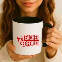 Washington Teacher Red For Ed Education Coffee Mug thumb 3