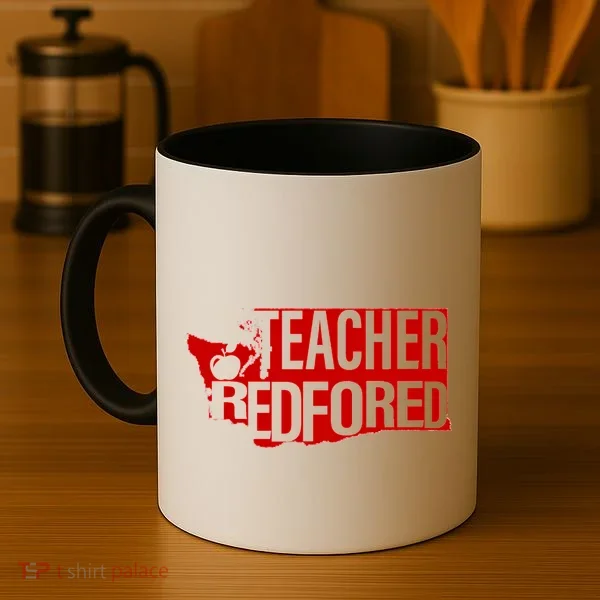 Washington Teacher Red For Ed Education Coffee Mug