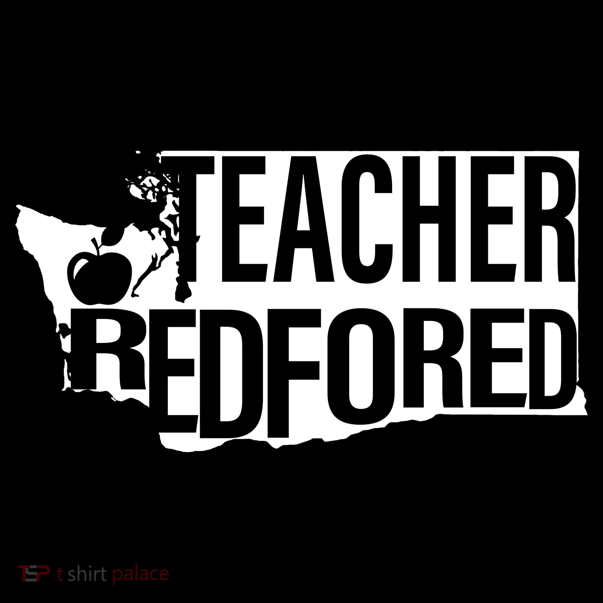 Washington Teacher Red For Ed Education Women's Hoodie