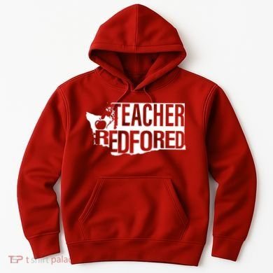Washington Teacher Red For Ed Education Hoodie