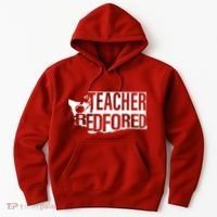 Washington Teacher Red For Ed Education Hoodie thumb 0