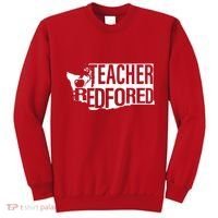 Washington Teacher Red For Ed Education Sweatshirt thumb 0