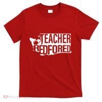 Washington Teacher Red For Ed Education T-Shirt thumb 0