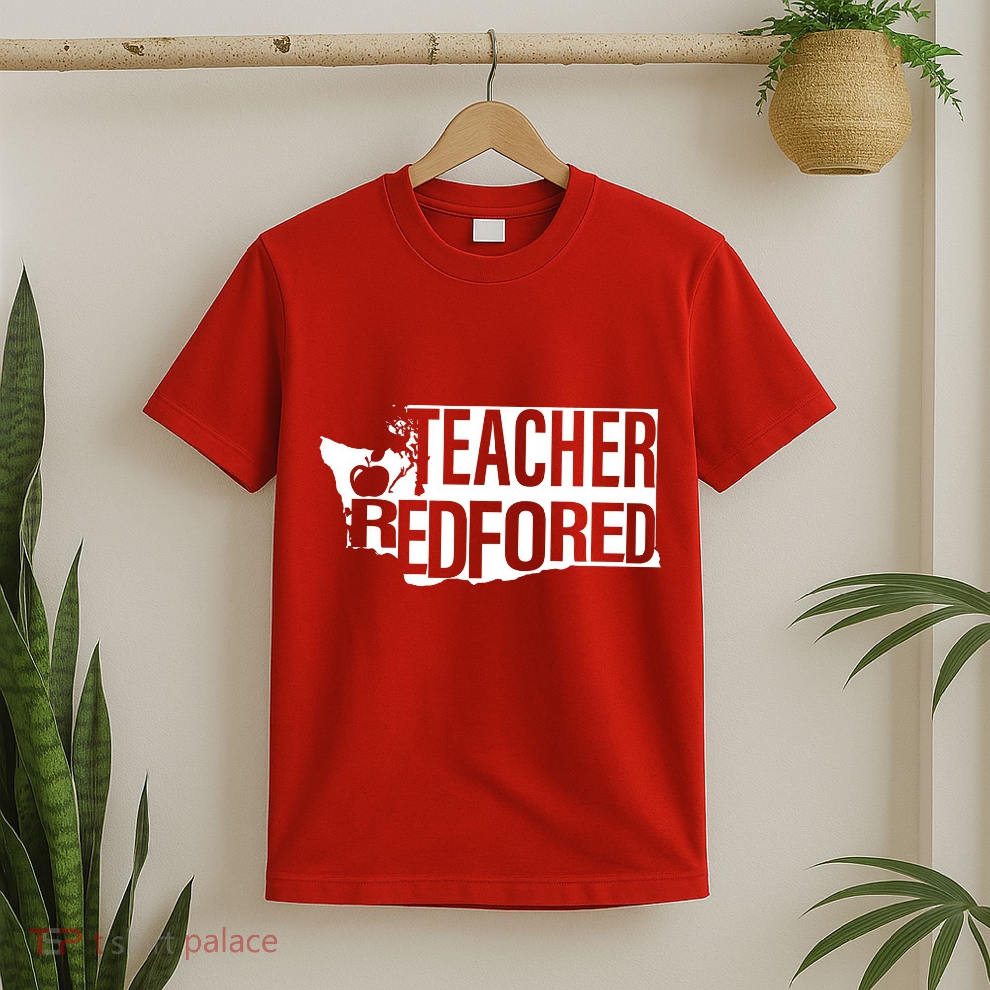 Washington Teacher Red For Ed Education T-Shirt