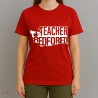 Washington Teacher Red For Ed Education T-Shirt thumb 4