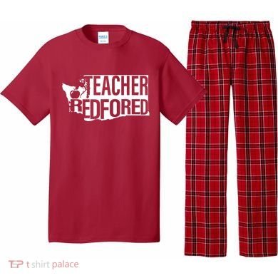 Washington Teacher Red For Ed Education Pajama Set