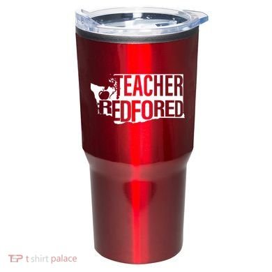 Washington Teacher Red For Ed Education Tumbler