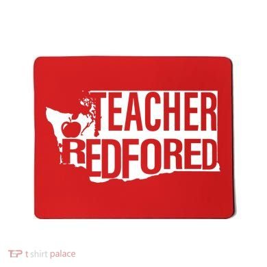 Washington Teacher Red For Ed Education Mousepad
