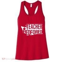 Washington Teacher Red For Ed Education Women's Tank Top thumb 0
