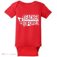 Washington Teacher Red For Ed Education Baby Bodysuit thumb 0