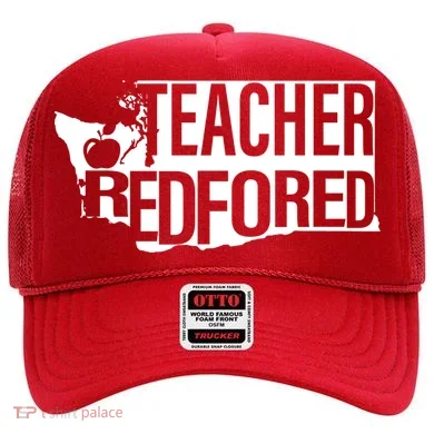 Washington Teacher Red For Ed Education Hat