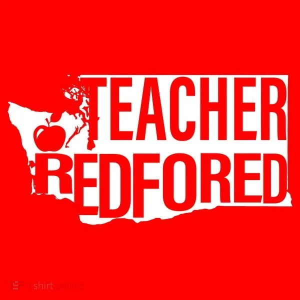 Washington Teacher Red For Ed Education Toddler Hoodie
