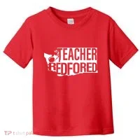 Washington Teacher Red For Ed Education Toddler T-Shirt thumb 0
