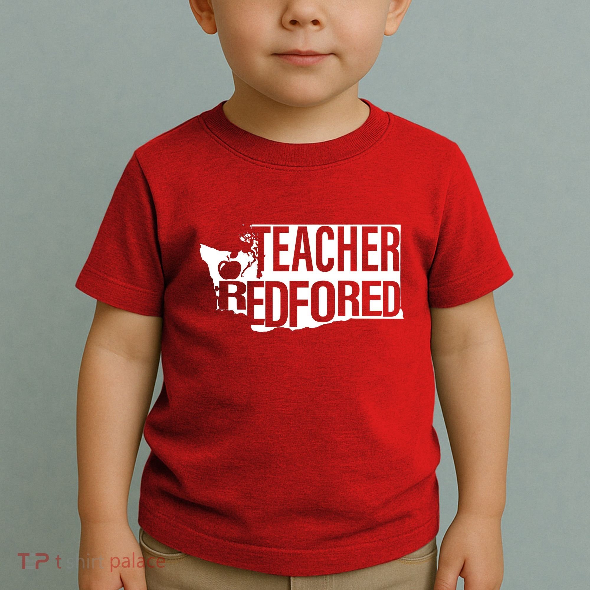 Washington Teacher Red For Ed Education Toddler T-Shirt