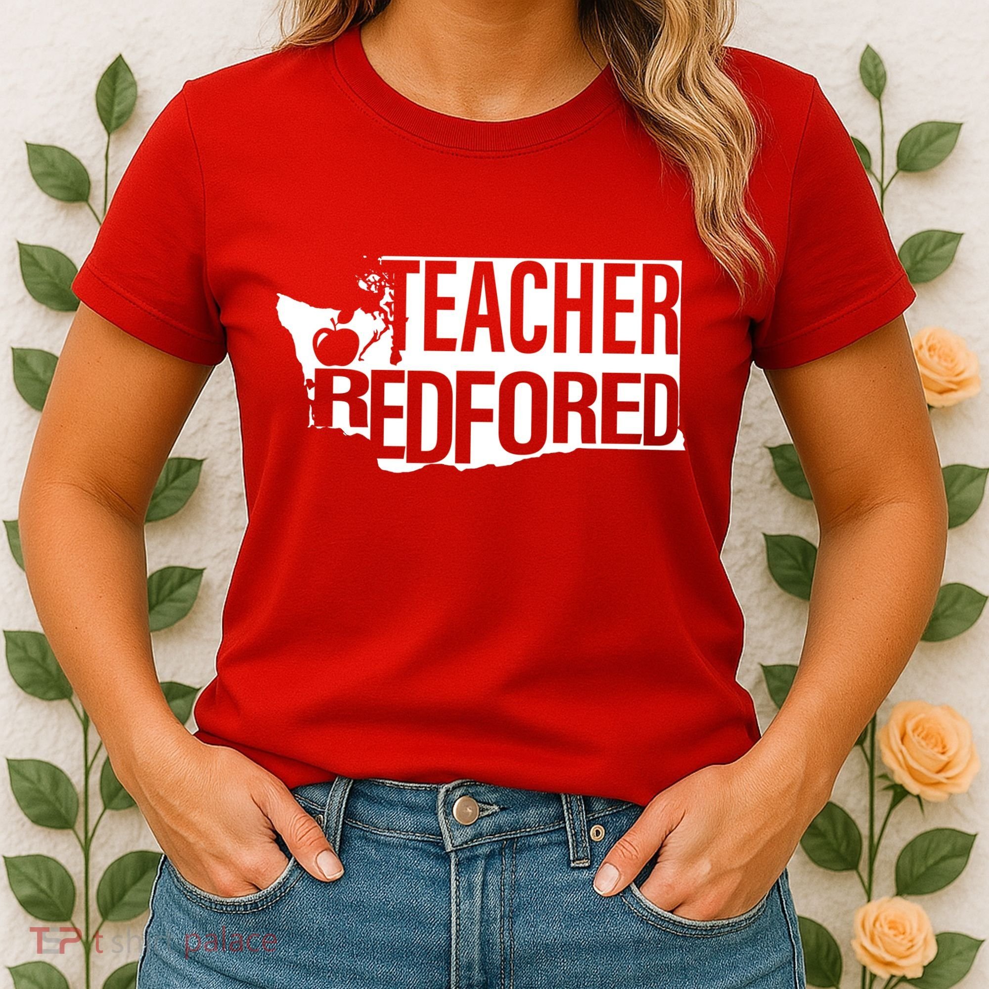 Washington Teacher Red For Ed Education Women's T-Shirt